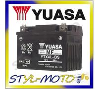 YTX4L-BS BATTERIA ORIGINALE YUASA CON ACIDO SUZUKI TS 50XK 2000