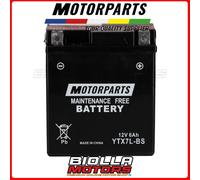 YTX7L-BS BATTERIA MOTORPARTS MF PIAGGIO Liberty i-get 1503V (4T) 150 2016 YTX7L