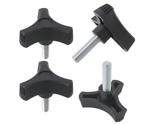 YTXXDEUS Confezione da 4 manopole professionali per dadi ad alette da 1 cm-16 x 2,5-0,6 cm per cattura erba cag ghepardo tigre e altro ancora, compatibile con SFZ48-18FR SCZ61RD-31FX SFW48-16BV SFZ48