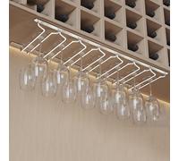 YTYTU Porta Bicchieri da Vino da Appendere, Acciaio Inossidabile Porta Bicchieri Vino, Supporto per Calici da Vino, Porta Champagne, Adatto per Casa, Bar, Ristorante(78 * 27cm/30.7 * 10.6in)