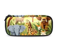 YTYVAGT Astuccio, Astuccio Estetico,Zoo Cartoon Forest Animals,Astuccio