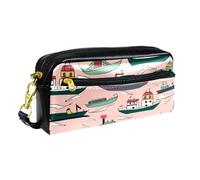 YTYVAGT Astuccio estetico,Astuccio per matite,Barche Navi Ocean,Scatola di matita