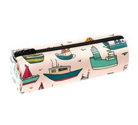 YTYVAGT Astuccio estetico,Astuccio per matite,Barche Navi Ocean,Scatola di matita