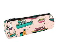 YTYVAGT Astuccio estetico,Astuccio per matite,Barche Navi Ocean,Scatola di matita