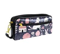YTYVAGT Astuccio estetico,Sacchetto di matita,Bunny Rabbit Pink Easter,Scatola di matita