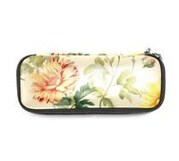 YTYVAGT Astuccio estetico,Sacchetto di matita,Pianta di girasole floreale colorata,Scatola di matita