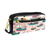 YTYVAGT Astuccio estetico,Scatola di matite,Barche Navi Ocean,Piccola matita Pouchhh