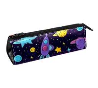 YTYVAGT Astuccio per matita,Sacchetti di matita,Cartoon Rocket Lovely Planets,Astuccio per penne