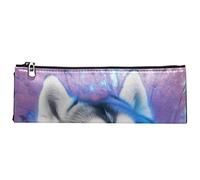 YTYVAGT Astuccio per matite, astuccio, cane animale lupo, astuccio per matite
