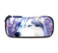YTYVAGT Astuccio per matite, astuccio, cane animale lupo, astuccio per matite