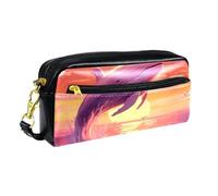 YTYVAGT Astuccio per matite,Piccolo astuccio, Balena nel mare,Astuccio per penne