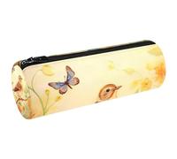 YTYVAGT Astuccio per matite,Sacchetti di matita,Daisy Bird in Flower,Astuccio per penne