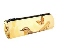 YTYVAGT Astuccio per matite,Sacchetti di matita,Daisy Bird in Flower,Astuccio per penne