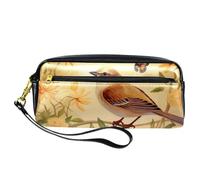 YTYVAGT Astuccio per matite,Sacchetti di matita,Daisy Bird in Flower,Astuccio per penne
