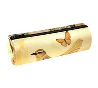 YTYVAGT Astuccio per matite,Sacchetti di matita,Daisy Bird in Flower,Astuccio per penne