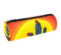 YTYVAGT Astuccio per matite,Sacchetti di matita,Welcome Green Desert Cactus,Astuccio per penne
