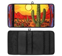 YTYVAGT Astuccio per matite,Sacchetti di matita,Welcome Green Desert Cactus,Astuccio per penne