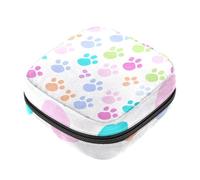 YTYVAGT Borsa mestruale,Sacchetto di immagazzinaggio del tovagliolo sanitario,Porta tamponi per borsa, R99t1og4seo, 4.7x6.6x6.6 in, classico