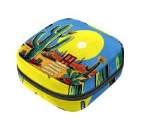 YTYVAGT Borsa mestruale,Sacchetto di immagazzinaggio del tovagliolo sanitario,Porta tamponi per borsa, P19t9yf6aam, 4.7x6.6x6.6 in, Durevole