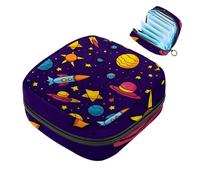 YTYVAGT Borsa mestruale,Sacchetto di immagazzinaggio del tovagliolo sanitario,Porta tamponi per borsa, B73f7kx2rod, 4.7x6.6x6.6 in, Durevole
