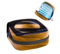 YTYVAGT Borsa periodo,Sacchetto di immagazzinaggio del tovagliolo sanitario,Palla di legno,Borsa del tampone per la borsa