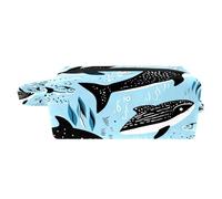 YTYVAGT Borse per trucco da donna,Borsa da toilette per uomo,Borsa cosmetica da viaggio, A19r2gq1nhl, 8.2x3.1x3.5 in, Durevole