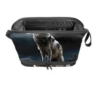 YTYVAGT Borse per trucco da donna,Borsa da toilette per uomo,Borsa cosmetica da viaggio, A45p6ia4imb, 10.6x5.9x5.5 in, Durevole