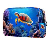 YTYVAGT Borse per trucco da donna,Borsa da toilette per uomo,Borsa cosmetica da viaggio, A55n6il0kyt, 7.3x3x5.1 in, Comodi