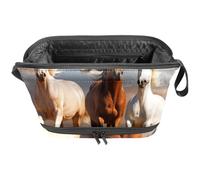 YTYVAGT Borse per trucco da donna,Borsa da toilette per uomo,Borsa cosmetica da viaggio, A93c1bb8pio, 10.6x5.9x5.5 in, moderno