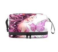 YTYVAGT Borse per trucco da donna,Borsa da toilette per uomo,Borsa cosmetica da viaggio, B87r2ox6kyt, 10.6x5.9x5.5 in, Durevole