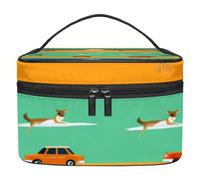 YTYVAGT Borse per trucco da donna,Borsa da toilette per uomo,Borsa cosmetica da viaggio, D27i2pi3zou, 8.9x5.9x5.4 in, Comodi