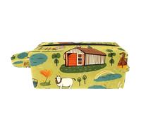 YTYVAGT Borse per trucco da donna,Borsa da toilette per uomo,Borsa cosmetica da viaggio, D64i6my9rnn, 8.2x3.1x3.5 in, moderno
