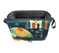 YTYVAGT Borse per trucco da donna,Borsa da toilette per uomo,Borsa cosmetica da viaggio, D81g4cd4cut, 10.6x5.9x5.5 in, Moda