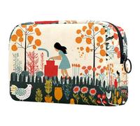 YTYVAGT Borse per trucco da donna,Borsa da toilette per uomo,Borsa cosmetica da viaggio, G50i1it9ovo, 7.3x3x5.1 in, moderno