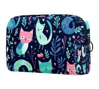 YTYVAGT Borse per trucco da donna,Borsa da toilette per uomo,Borsa cosmetica da viaggio, H67l7ou2exs, 7.3x3x5.1 in, Multiuso