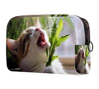 YTYVAGT Borse per trucco da donna,Borsa da toilette per uomo,Borsa cosmetica da viaggio, R11y8zu4tqd, 7.3x3x5.1 in, moderno