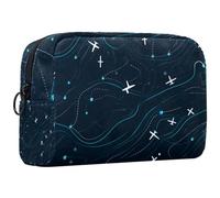 YTYVAGT Borse per trucco da donna,Borsa da toilette per uomo,Borsa cosmetica da viaggio, T53y9he8uel, 7.3x3x5.1 in, moderno