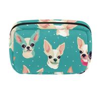 YTYVAGT Borse per trucco da donna,Borsa da toilette per uomo,Borsa cosmetica da viaggio, U09x3ia6mra, 6.9x4.1x2.8 in, Comodi