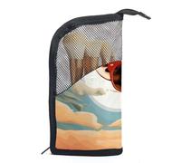 YTYVAGT Borse per trucco da donna,Borsa da toilette per uomo,Borsa cosmetica da viaggio, W28s2cd4usj, 9.4x4.9 in, Moda