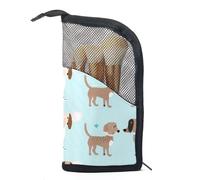 YTYVAGT Borse per trucco da donna,Borsa da toilette per uomo,Borsa cosmetica da viaggio, W31m6ou6nar, 9.4x4.9 in, Moda