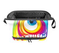 YTYVAGT Borse per trucco da donna,Borsa da toilette per uomo,Borsa cosmetica da viaggio, Y21x3yg2saw, 10.6x5.9x5.5 in, Comodi