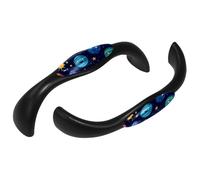 YTYVAGT Maniglie e pomelli per cassetti, maniglie per armadi e cassetti, pomelli per porte armadio, 4 pezzi, pianeti spaziali dei cartoni animati