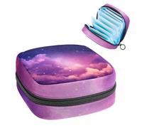 YTYVAGT Sacchetto di immagazzinaggio del tovagliolo sanitario,Borsa mestruale,Borsa del cuscinetto,Universo Stars Galaxy,Sacchetto di periodo