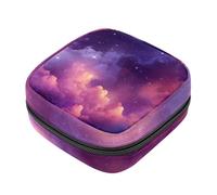 YTYVAGT Sacchetto di immagazzinaggio del tovagliolo sanitario,Borsa mestruale,Borsa del cuscinetto,Universo Stars Galaxy,Sacchetto di periodo