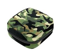 YTYVAGT Sacchetto di immagazzinaggio del tovagliolo sanitario,Borsa mestruale,Camouflage classico tradizionale,Sacchetti sanitari per prodotti femminili