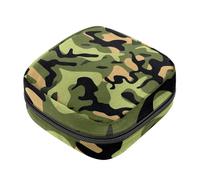 YTYVAGT Sacchetto di immagazzinaggio del tovagliolo sanitario,Borsa mestruale,Sacchetto del cuscinetto,Camouflage classico tradizionale,Sacchetto di periodo