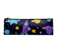 YTYVAGT Sacchetto di matita,Piccolo astuccio,Cartoon Rocket Lovely Planets,Penna Pouch