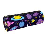 YTYVAGT Sacchetto di matita,Piccolo astuccio,Cartoon Rocket Lovely Planets,Penna Pouch