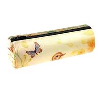 YTYVAGT Sacchetto di matita,Piccolo astuccio,Daisy Bird in Flower,Penna Pouch