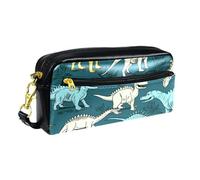YTYVAGT Sacchetto di matita,Piccolo astuccio di matita,Dinosauro bianco stile,Penna Pouch